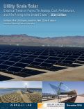 Cover page: Utility-Scale Solar: Empirical Trends in Project Technology, Cost, Performance, and PPA Pricing in the United States –2019 Edition