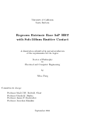 Cover page: Regrown Extrinsic Base InP HBT with Sub-100nm Emitter Contact