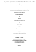 Cover page: Hunger Artists: Appetite, Desire, and Self-Unmaking in Baudelaire, Colette, and Weil