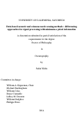 Cover page: Data-based acoustic and seismoacoustic sensing methods : : differencing approaches for signal processing with minimum a priori information