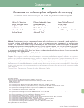 Cover page: Consensus on melanonychia nail plate dermoscopy.