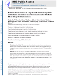 Cover page: Multisite atherosclerosis in subjects with metabolic syndrome and diabetes and relation to cardiovascular events: The Multi-Ethnic Study of Atherosclerosis