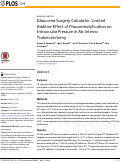 Cover page: Glaucoma Surgery Calculator: Limited Additive Effect of Phacoemulsification on Intraocular Pressure in Ab Interno Trabeculectomy