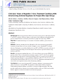 Cover page: Clinicians' Views of Hepatitis C Virus Treatment Candidacy With Direct-Acting Antiviral Regimens for People Who Inject Drugs