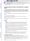 Cover page: Supervised Injection Facilities as Harm Reduction: A Systematic Review