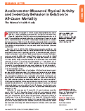 Cover page: Accelerometer-measured physical activity and sedentary behavior in relation to all-cause mortality: The Women's Health Study