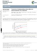 Cover page: Correction: Understanding cation effects in electrochemical CO 2 reduction