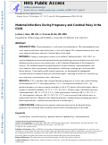 Cover page: Maternal Infections During Pregnancy and Cerebral Palsy in&nbsp;the&nbsp;Child