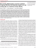 Cover page: Blue whales (Balaenoptera musculus) optimize foraging efficiency by balancing oxygen use and energy gain as a function of prey density.