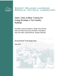 Cover page: Green, Clean, &amp; Mean: Pushing the Energy Envelope in Tech Industry Buildings:
