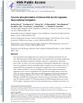 Cover page: Tyrosine phosphorylation of histone H2A by CK2 regulates transcriptional elongation