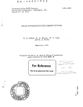 Cover page: ESCAR SUPERCONDUCTING MAGNET SYSTEM