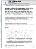 Cover page: Association between Airport-Related Ultrafine Particles and Risk of Malignant Brain Cancer: A Multiethnic Cohort Study