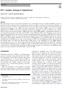 Cover page: IGF-1 receptor cleavage in hypertension