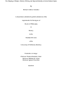 Cover page: The Shaping of Empire: History Writing and Imperial Identity in Early Modern Spain