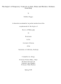 Cover page: The Impact of Temporary Contracts on Jobs, Firms and Workers: Evidence from Italy