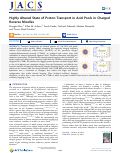 Cover page: Highly Altered State of Proton Transport in Acid Pools in Charged Reverse Micelles