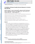 Cover page: Correlations of disease severity outcome measures in inclusion body myositis.