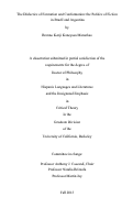 Cover page: The Dialectics of Formation and Conformation: the Politics of Fiction in Brazil and Argentina