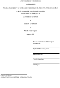 Cover page: Spatial Variability of Suspended Particulate Matter in San Francisco Bay