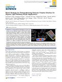 Cover page: Novel Strategy for Photopatterning Emissive Polymer Brushes for Organic Light Emitting Diode Applications