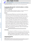 Cover page: Forcing open TRP channels: Mechanical gating as a unifying activation mechanism.