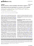 Cover page: Models based on best-available information support a low inbreeding load and potential for recovery in the vaquita.