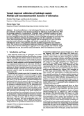 Cover page: Toward improved calibration of hydrologic models: Multiple and noncommensurable measures of information