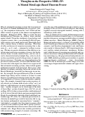 Cover page: Thoughts on the Prospective MML-TIP: A Mental MetaLogic-Based Theorem Prover