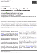 Cover page: TaxaHFE: a machine learning approach to collapse microbiome datasets using taxonomic structure.