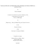 Cover page: System Architecture and Signal Processing Techniques for Massive Multi-user Antenna Arrays