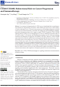 Cover page: CD200/CD200R: Bidirectional Role in Cancer Progression and Immunotherapy