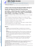 Cover page: A Phase II Trial of 5-Day Neoadjuvant Radiotherapy for Patients with High-Risk Primary Soft Tissue Sarcoma