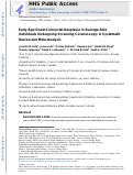 Cover page: Early-Age Onset Colorectal Neoplasia in Average-Risk Individuals Undergoing Screening Colonoscopy: A Systematic Review and Meta-Analysis.