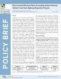 Cover page: Environmental Reviews Fail to Accurately Analyze Induced Vehicle Travel from Highway Expansion Projects