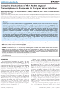 Cover page: Complex Modulation of the Aedes aegypti Transcriptome in Response to Dengue Virus Infection