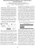 Cover page: Rational and Semi-Rational Explanations of the Conjunction Fallacy:
A Polycausal Approach