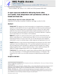 Cover page: A vapor exposure method for delivering heroin alters nociception, body temperature and spontaneous activity in female and male rats