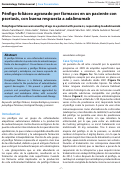 Cover page: Pénfigo foliáceo agravado por fármacos en un paciente con psoriasis, con buena respuesta a adalimumab