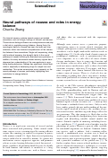 Cover page of Neural pathways of nausea and roles in energy balance