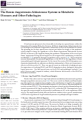 Cover page: The Renin-Angiotensin-Aldosterone System in Metabolic Diseases and Other Pathologies