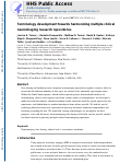 Cover page: Terminology development towards harmonizing multiple clinical neuroimaging research repositories.