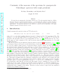 Cover page: Continuity of the Measure of the Spectrum for Quasiperiodic Schrödinger Operators with Rough Potentials