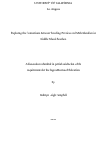 Cover page: Exploring the Connections Between Teaching Practices and Math Identities in Middle School Teachers