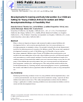 Cover page: Developmental screening and early intervention in a childcare setting for young children at risk for autism and other developmental delays: A feasibility trial