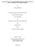 Cover page: Seismic Performance Assessment and Probabilistic Repair Cost Analysis of Precast Concrete Cladding Systems for Multistory Buildings