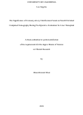 Cover page: The Significance of Coronary Artery Calcification Found on Non-ECG-Gated Computed Tomography During Pre-Operative Evaluation for Liver Transplant