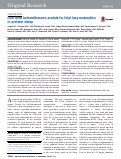 Cover page: Low-dose betamethasone-acetate for fetal lung maturation in preterm sheep