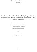 Cover page: Unbalanced Data Classification Using Support Vector Machines with Active Learning on Scleroderma Lung Disease Patterns