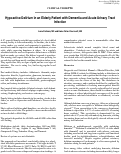 Cover page: Hypoactive Delirium in an Elderly Patient with Dementia and Acute Urinary Tract Infection